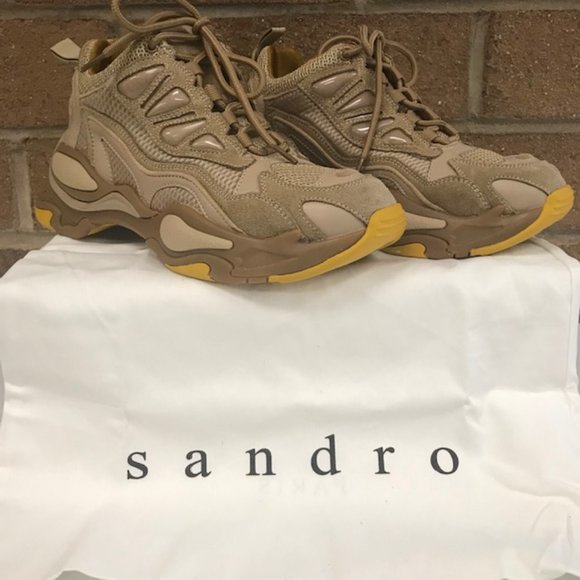 NEW Sandro Paris Astro Sneakers - Picture 2 of 5